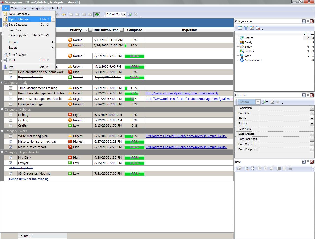 How to Manage Checklists? To Do List, Organizer, Checklist, PIM, Time